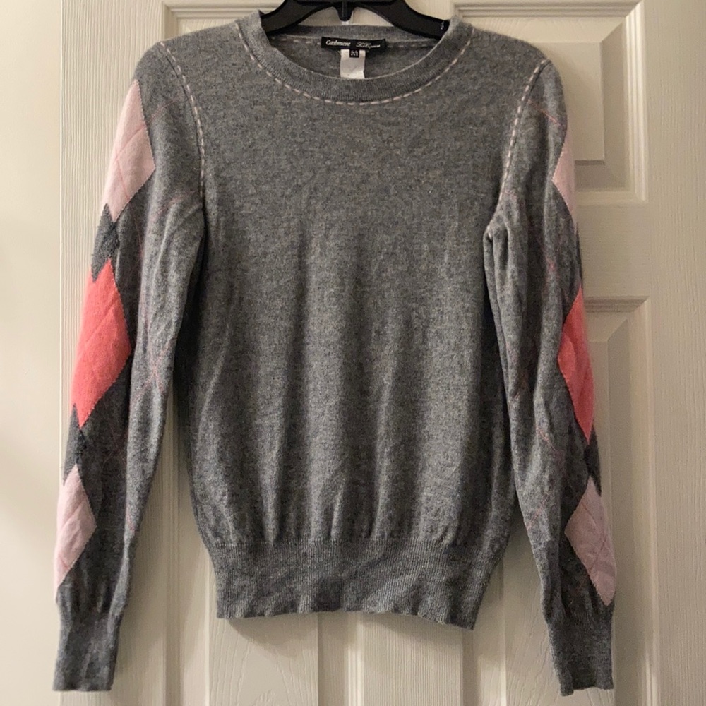 Les Copains Women’s Grey Cashmere Sweater (44)